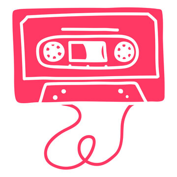 90's cassette cut out