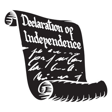 Declaration of independence cut out