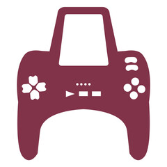 Gaming filled stroke joystick © Vexels