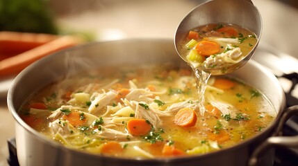 chicken soup with vegetables