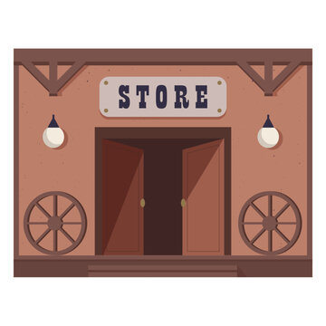 Wld west store color stroke