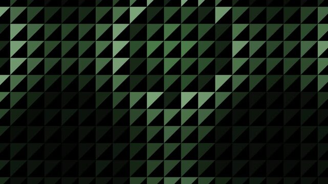 Dark Green Geometric Triangle Seamless Pattern Abstract Background
