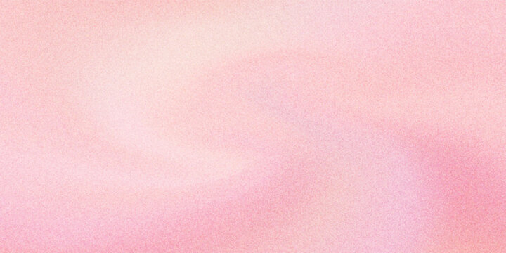 Femine ombre blush gradient seamless bg with noise texture. Delicate soft pink pattern with a pearlescent effect. Nude color tone skin as makeup base powder. Vector background
