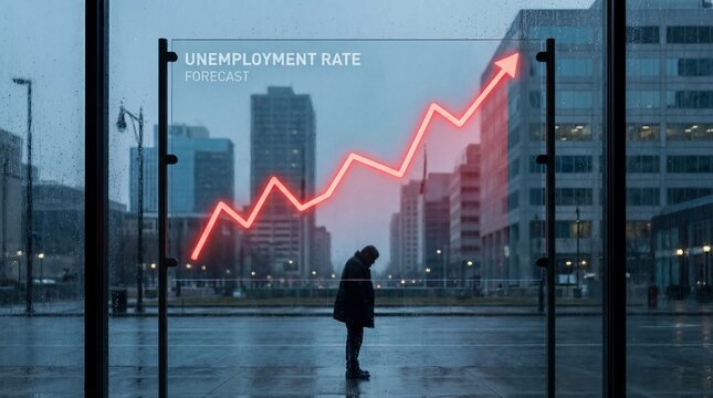 Bleak Unemployment Forecast: Economic Downturn and Personal Struggles in Urban Setting