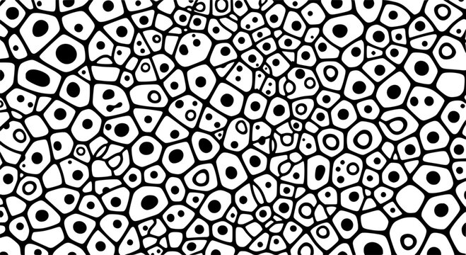 Abstract organic cell network pattern texture background digital art organic cellular structure vector
