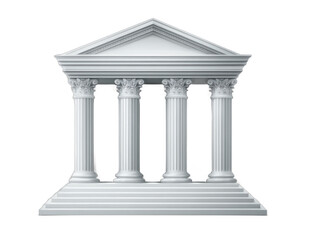 Obraz premium bank icon isolated on a transparent background 