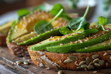 Healthy avocado toast