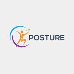 orthopedic healthcare logo design vector