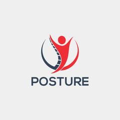 orthopedic healthcare logo design vector