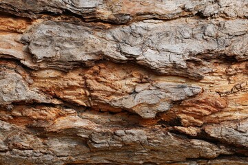 Detailed texture of an ancient tree trunk showcasing natural patterns in its surface, revealing the beauty of wood and the passage of time