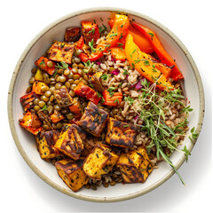 Plant protein healthy bowl