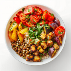 Plant based protein bowl