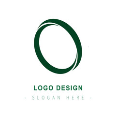 Modern Green Circle Logo Template &ndash; Minimalist Brand Mark  for Corporate Identity and Clean Business Branding