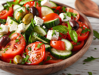 Fresh Mediterranean salad