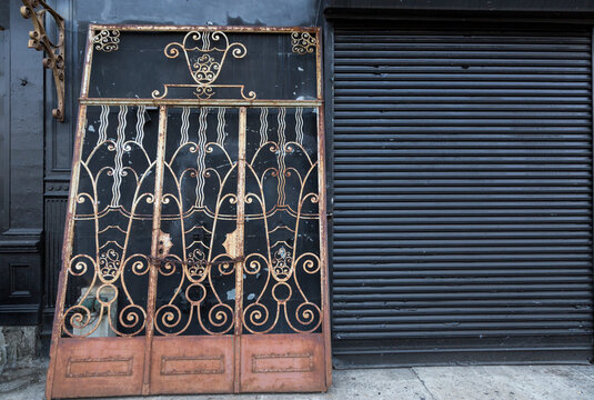 Harlem, New York, New York, USA. Architectural salvage