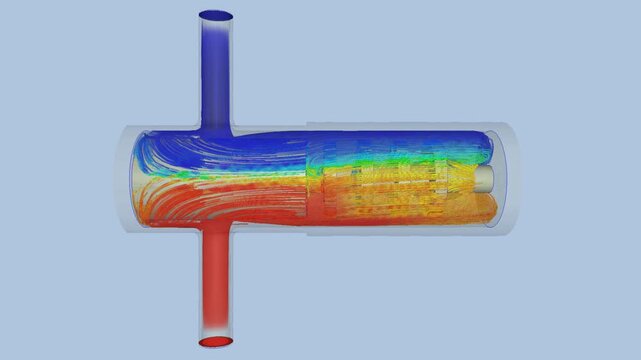 Faucet airflow simulation - CFD simulation Computational fluid dynamics