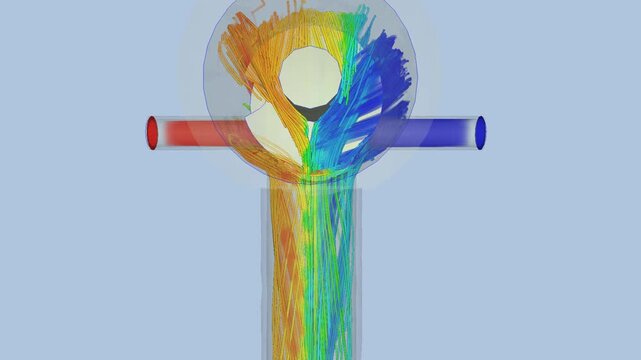 Faucet airflow simulation - CFD simulation Computational fluid dynamics