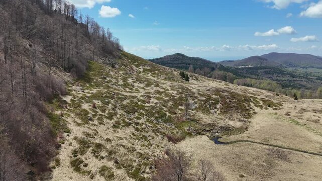 Hochebene am Gutaiul Mare bei Breb und Baia Mare, Rum&auml;nien 