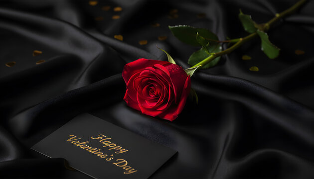 Golden Greeting on Satin Night
Valentine&rsquo;s Day in Black and Gold
Rose resting, Card Shining
Velvet Quietude
Glittering Valentine Moment
Satin Shadow, Gift of Love
Golden Script, Red Bloom
Quiet Romanc
