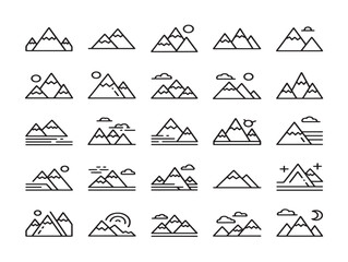 Stunning mountain scenery artwork in elegant natural composition