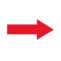 Bold bright red graphic arrow pointing directly to the right side