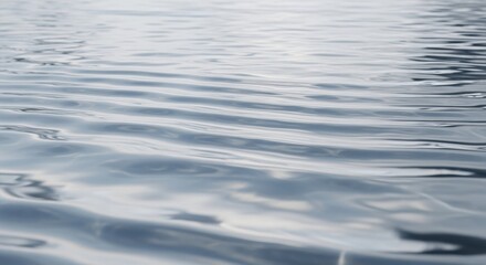 Soft rippling water texture with gentle waves and serene blue tones minimalist background abstract surface