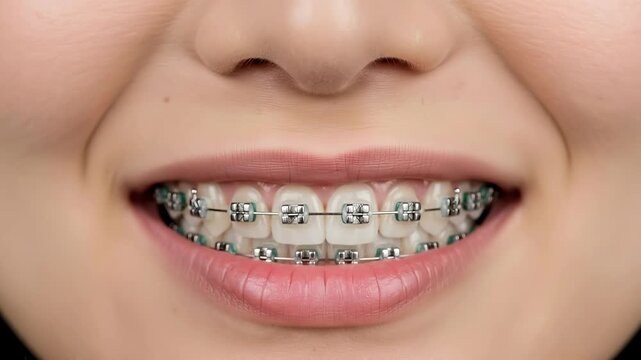 Transformation of smiling with braces: journey from gap to graceful alignment