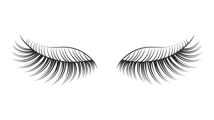 White eyelashes on white isolated on a transparent background isolated on a white background makeup 2