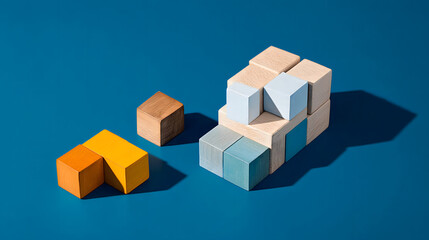 Obraz premium Wooden Blocks