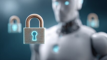 Secure AI: Conceptual Representation of Lock Symbolism