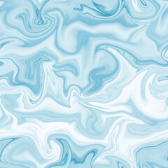 Blue Swirls Seamless Pattern Background
