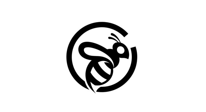 Bee logo design concept