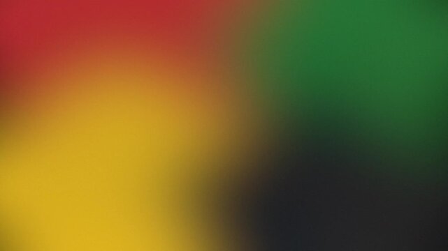 Black History Month, Juneteenth background. Black, red, yellow, green blur gradient background
