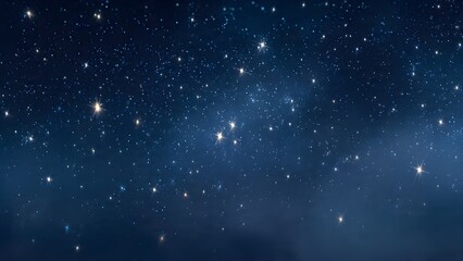Obraz premium Celestial Panorama of a Star-Filled Night Sky