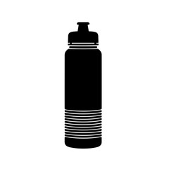 black plastic bottle
