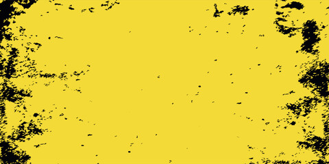 Yellow grunge background. Old paint texture. Vector,Eps10