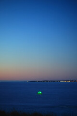 野付半島から見た朝焼け