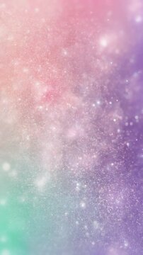 Shimmering Pastel Gradient Glitter Particles Generative AI