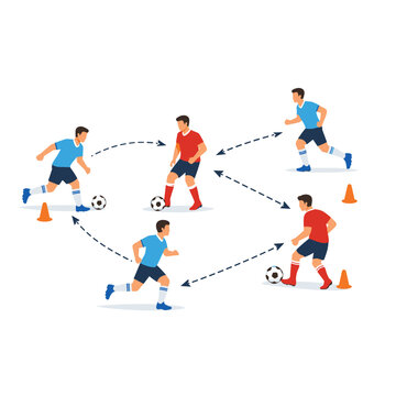 Soccer training drills for skill development