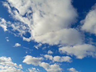 Obraz premium blue sky with clouds