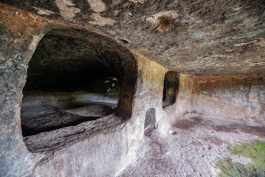 Domus de Janas Necropolis of Montessu, Villaperuccio, Sardinia, Italy 