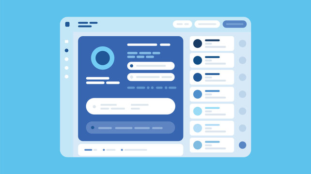 Modern analytics dashboard UI with data visualization admin panel interface