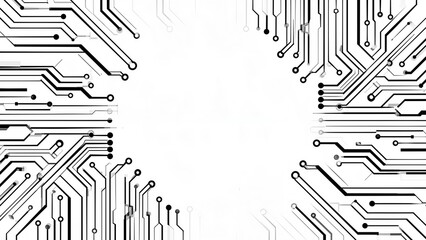 Abstract circuit board pattern