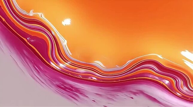 Colorful Abstract Fluid Art Creating Dynamic Visuals