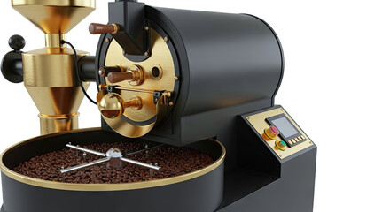 Professional Coffee Roaster Machine with Coffee Beans