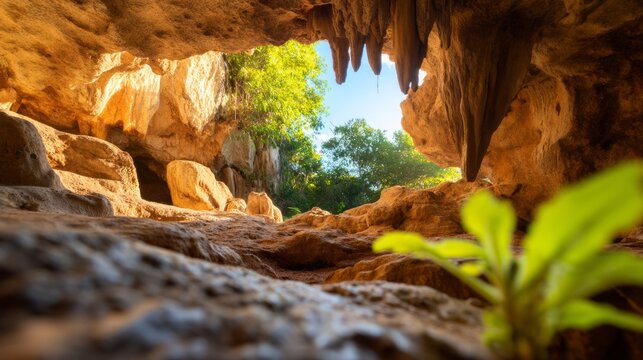 Light Through Skylight Enhances Dripstone Growth in Cave Environment