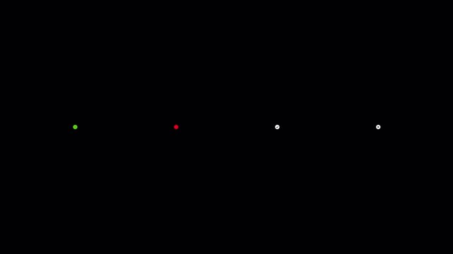 Green Check Mark and Red Cross X Pop-Up Animation on Transparent Background, 4K Alpha Channel