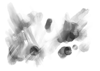 しぶき背景素材、手書き、墨で描いた抽象的な模様