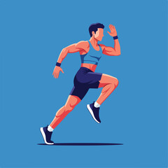 illustration of someone exercising