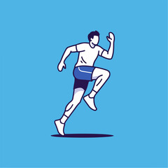 illustration of someone exercising